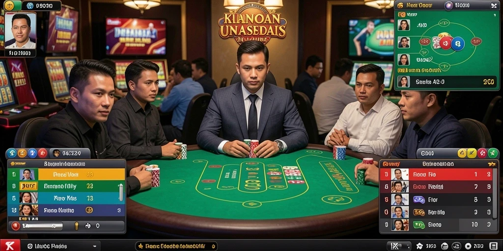 Tangkapan layar saat mode multiplayer berlangsung.