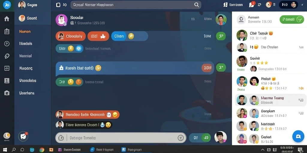Tangkapan layar pertempuran tim yang seru.