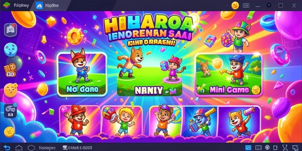 Banyak pilihan permainan menarik dan menghibur.